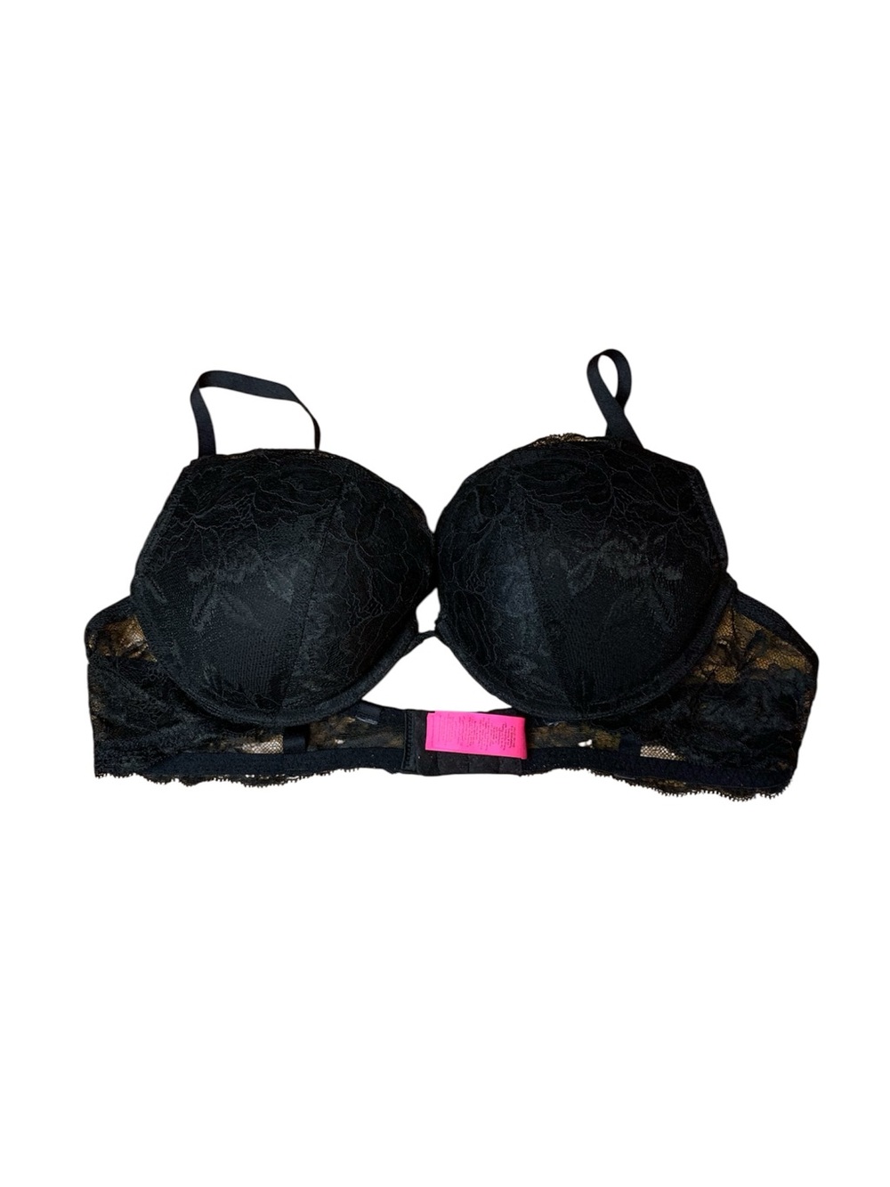 La Senza Beyond Sexy Black Lace Push Up Bra Size 38B⁠